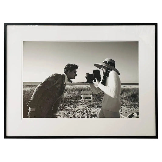 Portrait of a Man and Woman Photography Print Titled "Smile", Limited Edition 2012