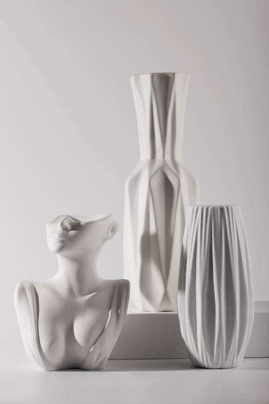 Orchid Whisper — Limited Edition Porcelain Vase with Detailing
