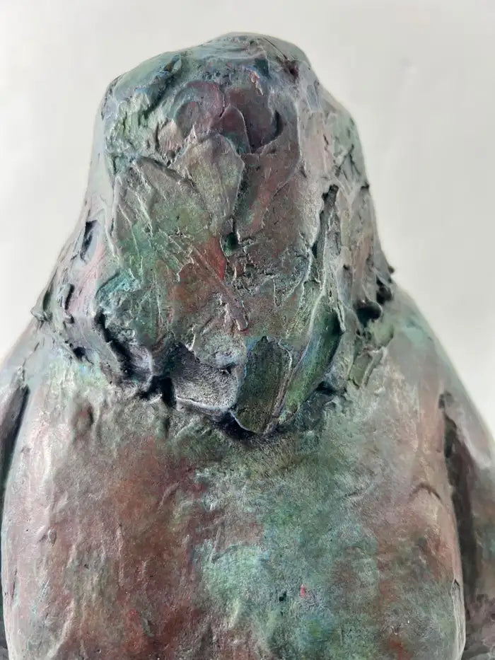 Nude Sitting Woman Bronze Sculpture by James Patrick Maher