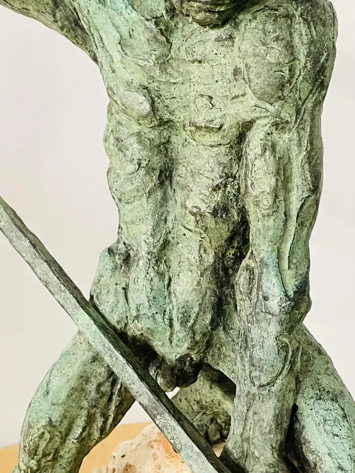 Francesco Marcangeli Bronze Sculpture Titled "Giustizia"