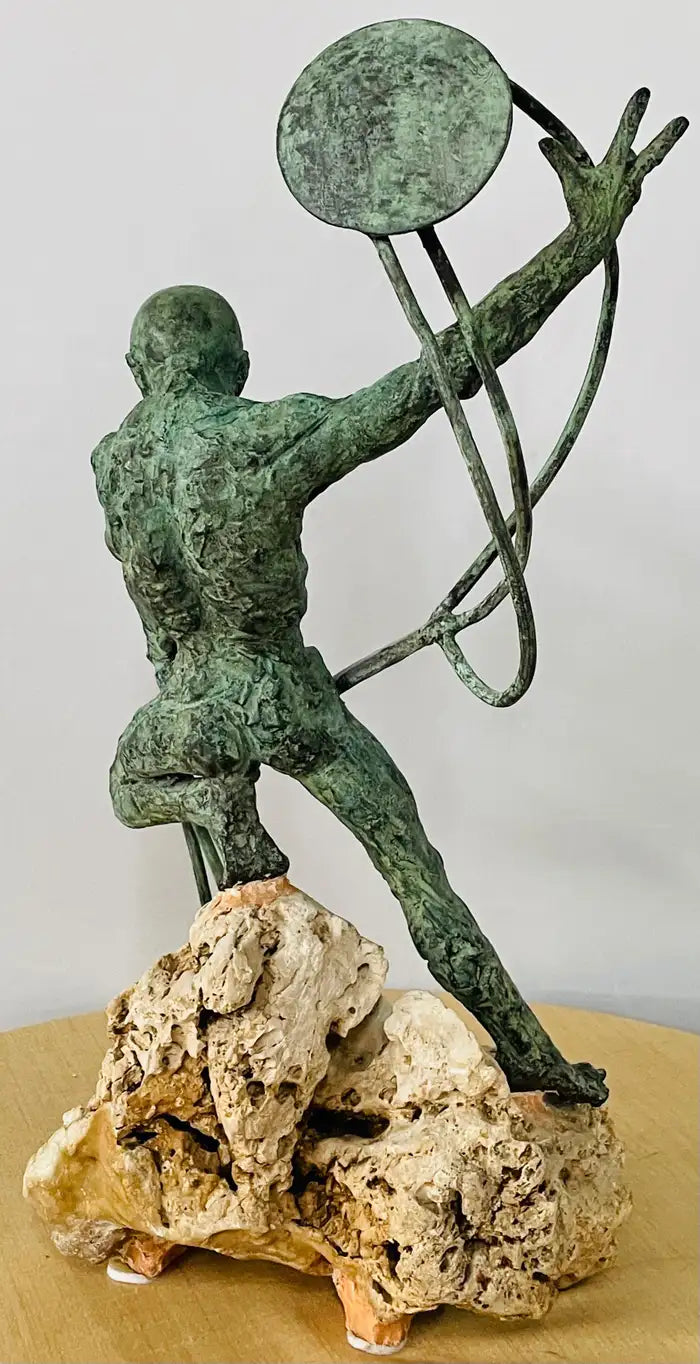 Francesco Marcangeli Bronze Sculpture Titled "Giustizia"