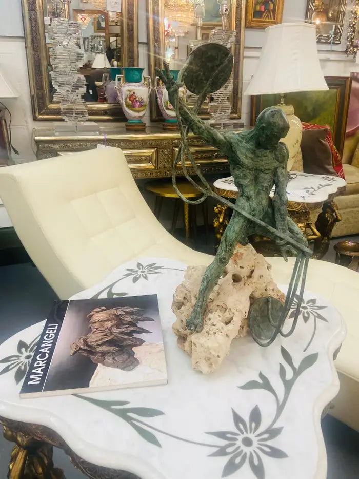 Francesco Marcangeli Bronze Sculpture Titled "Giustizia"