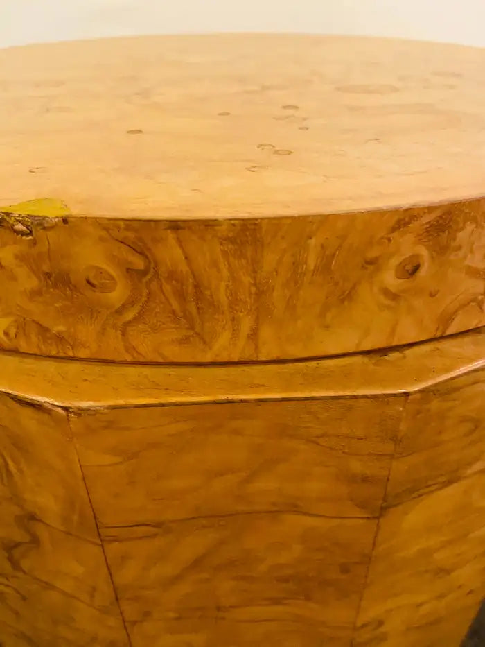 Edward Wormley for Dunbar MCM Burl Wood Centre or Cocktail Round Table
