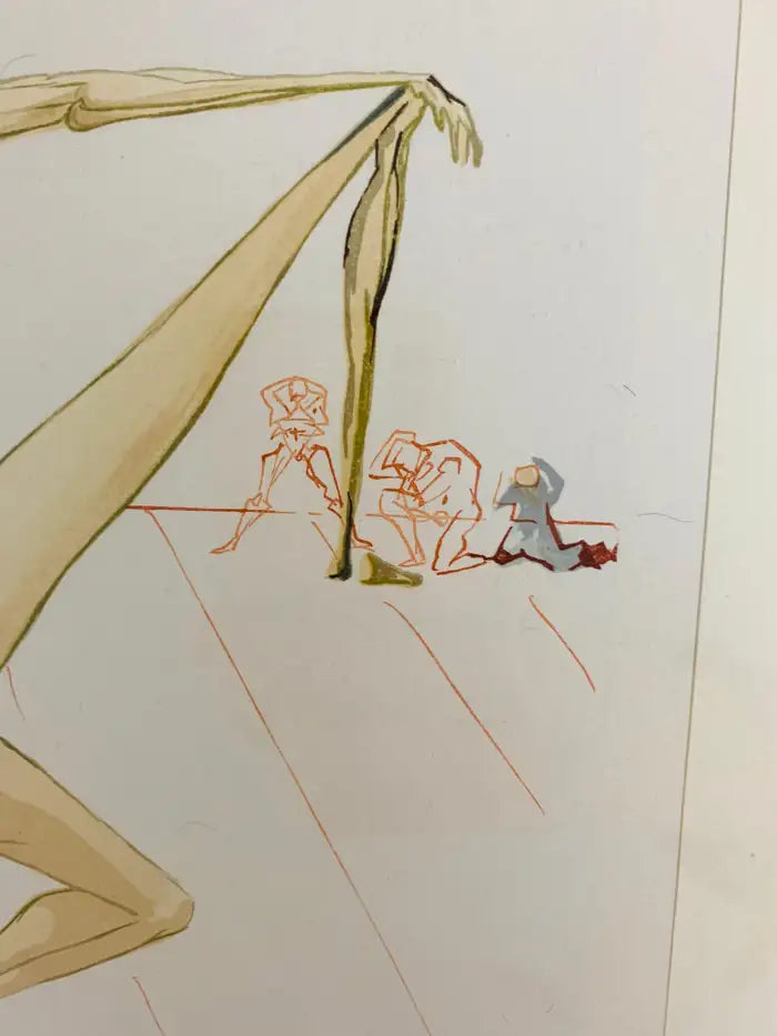 Salvador Dali The Divine Comedy Inferno Canto 5 and 33 Signed in Plate, 1960