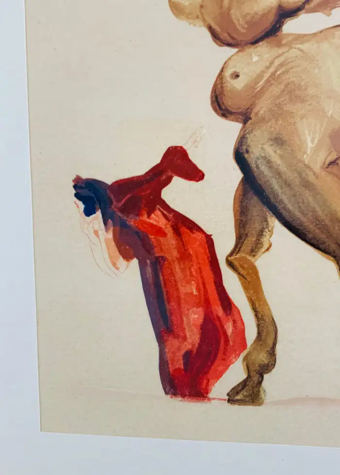 Salvador Dali The Divine Comedy Inferno Canto 5 and 33 Signed in Plate, 1960