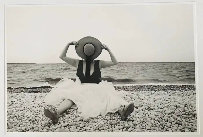 Contemporary Portrait of a Woman Photography Print Titled" Staw Hat" 2017