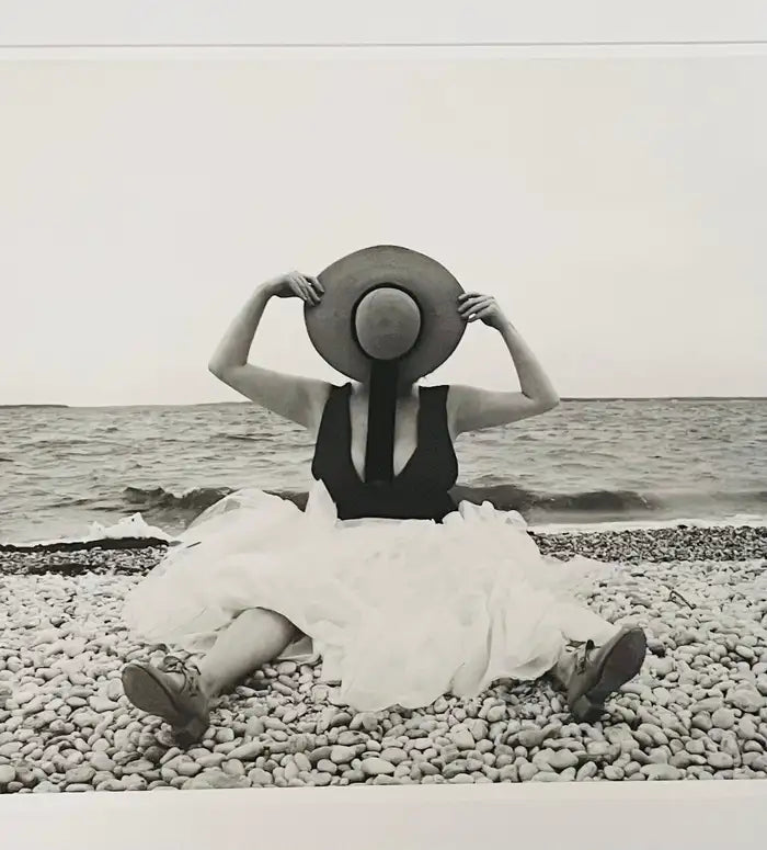 Contemporary Portrait of a Woman Photography Print Titled" Staw Hat" 2017