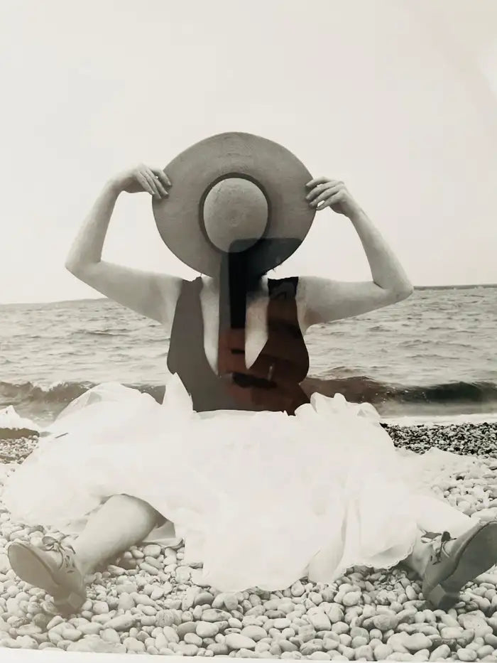 Contemporary Portrait of a Woman Photography Print Titled" Staw Hat" 2017