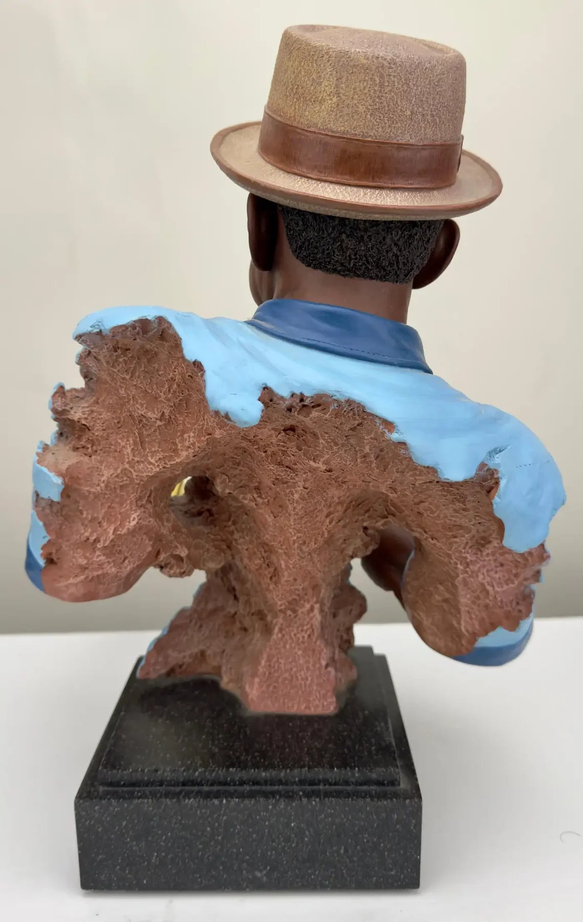 Willitts Designs "Moe Cheeks" Cast Resin Sculpture All That Jazz Series, Signed