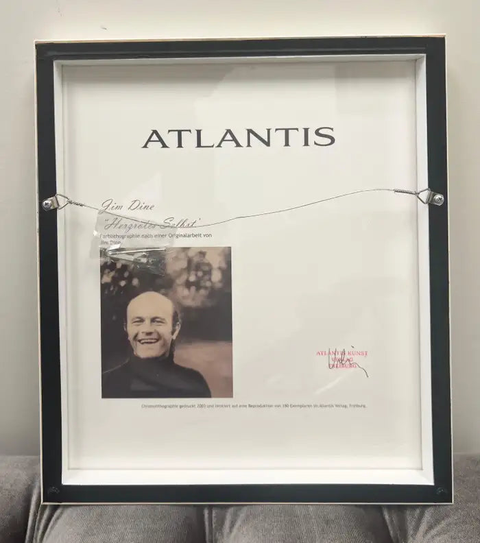 Jim Dine The Heart and The Eye Limited Edition Lithograph, Signed & Numbered 2003