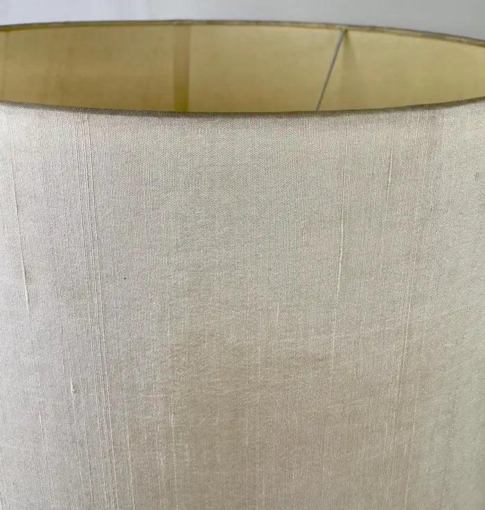 Bitossi Artsian Ceramic Table Lamp with Blue Leaves Design