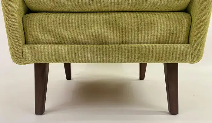 Folke Ohlsson for Fritz Hansen MCM Lounge Chair in Green Upholstery, a Pair