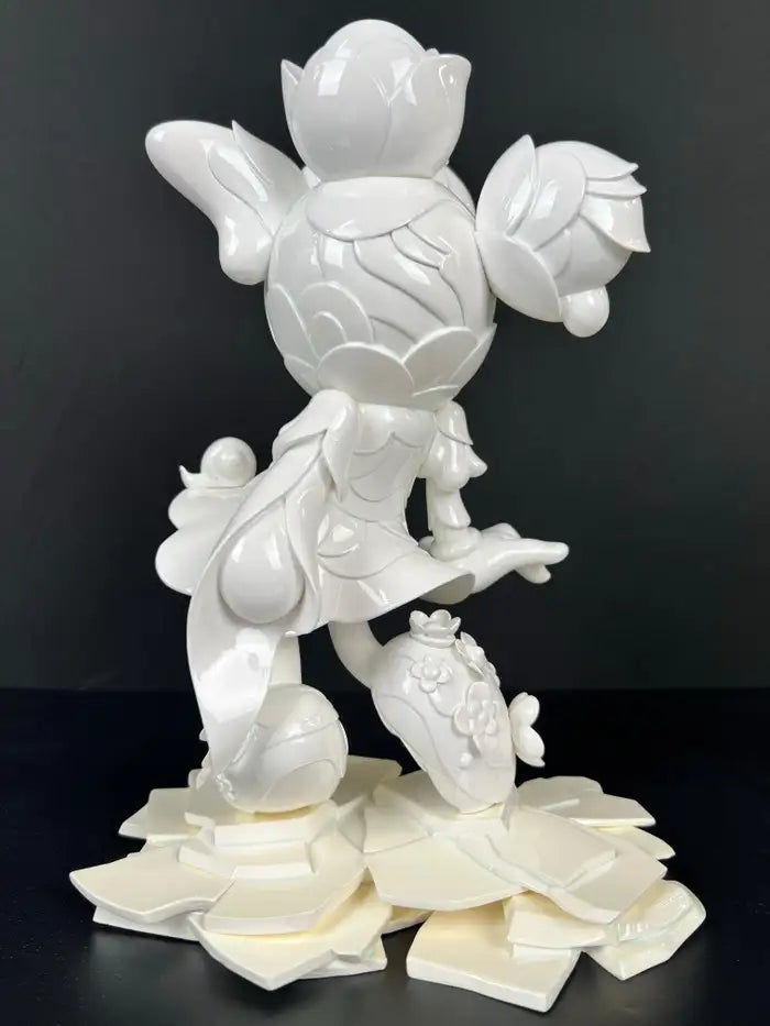 James Jean Mickey & Minnie Mouse 90th Anniversary Porcelain Statues Signed 2018