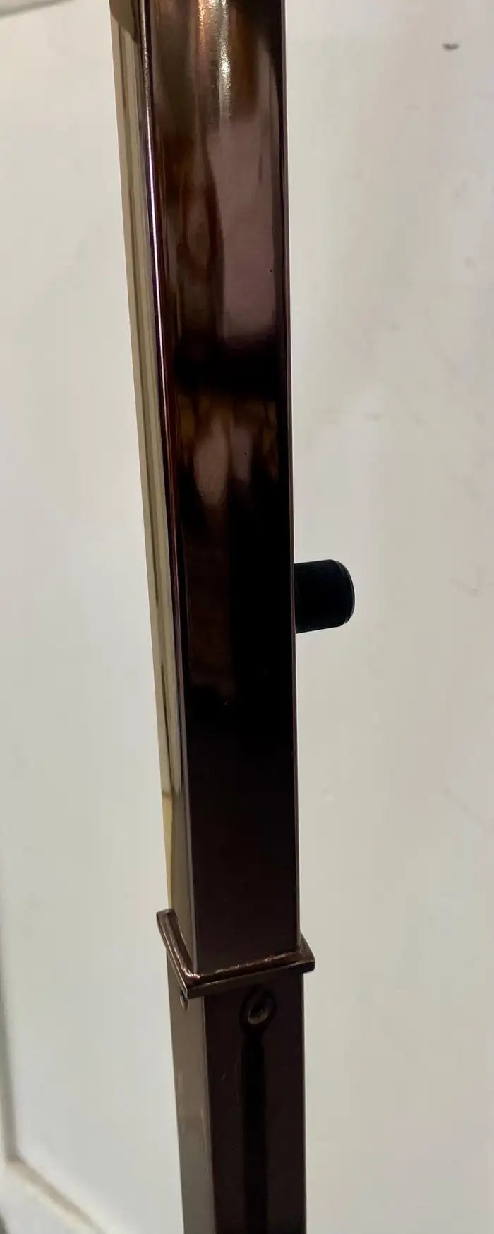 Robert Sonneman Mid Century Modern Copper Finish Cubist Floor Lamp , a Pair