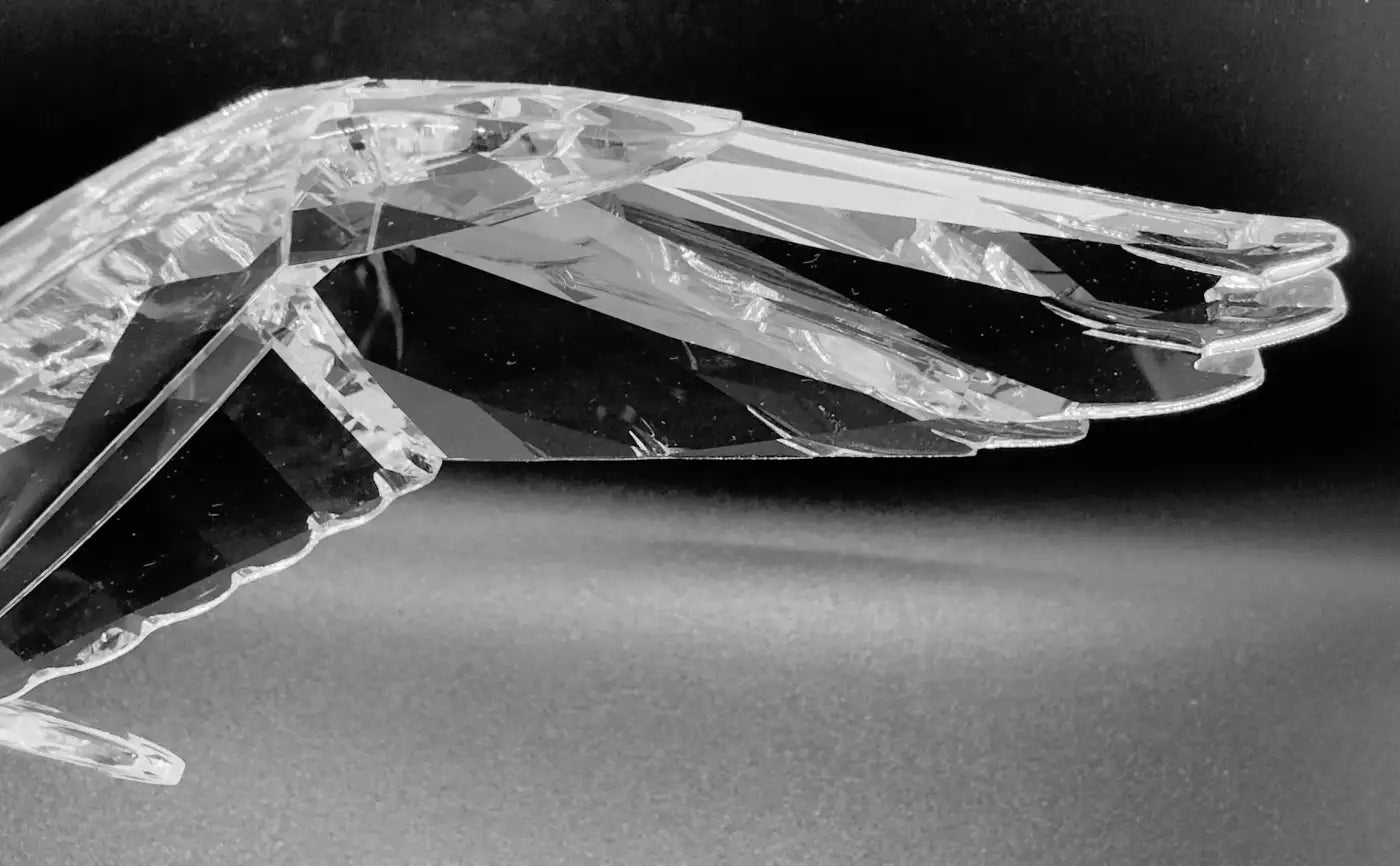 Rare Swarovski Crystal Eagle Figurine by Anton Hirzinger, Retired