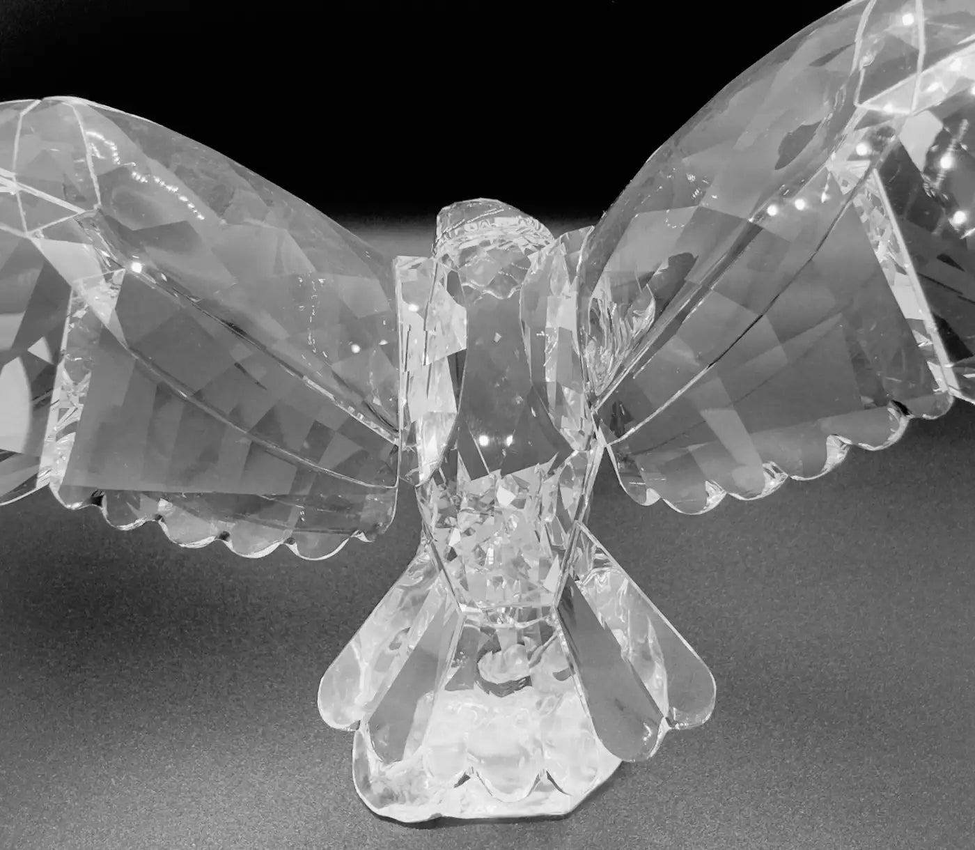 Rare Swarovski Crystal Eagle Figurine by Anton Hirzinger, Retired