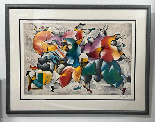 David Schluss Midnight Celebration Serigraph Hand Signed , Numbered & Stamped 1995