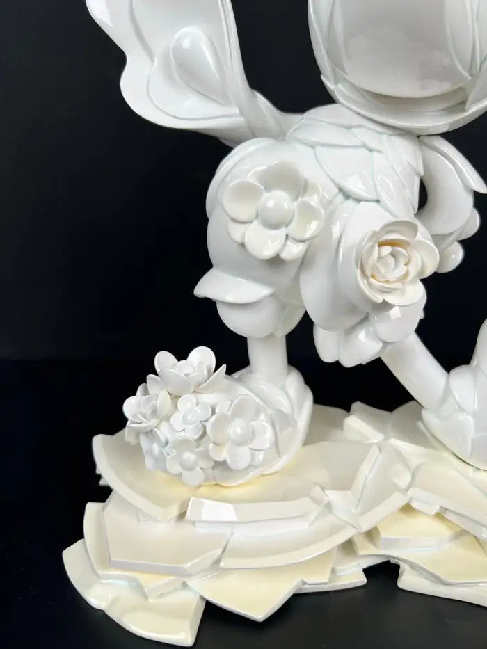 James Jean Mickey & Minnie Mouse 90th Anniversary Porcelain Statues Signed 2018