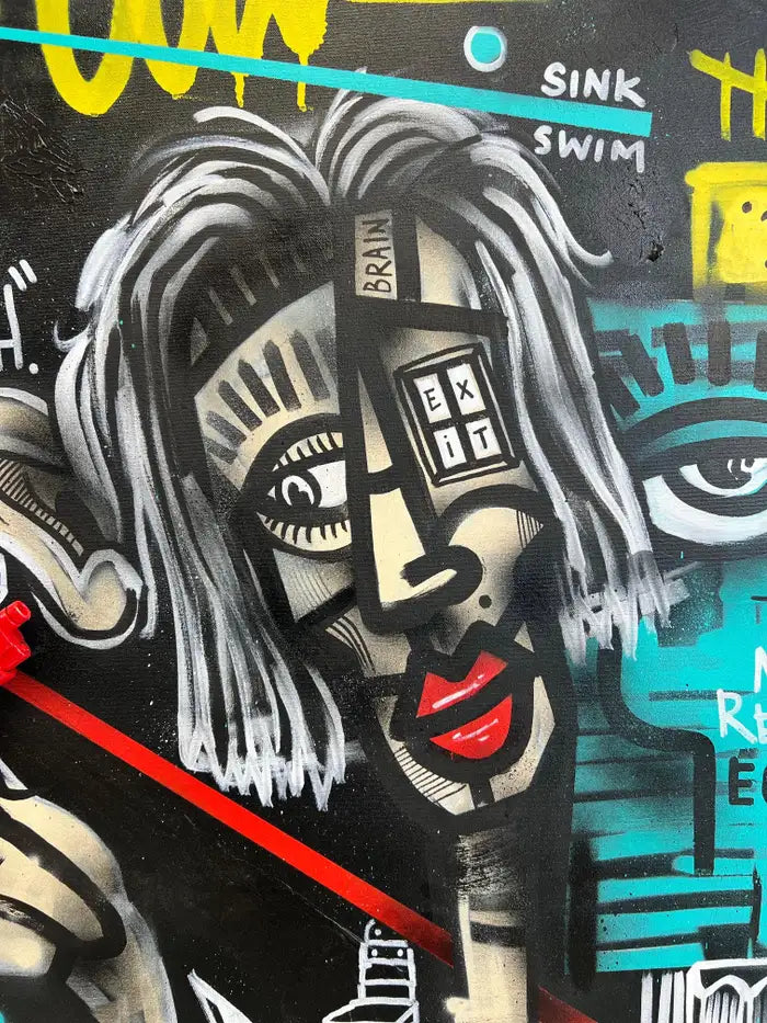 Jack Winthrop Neo- Expressionist Style Mix Media - The Wounded Healer Series 2021