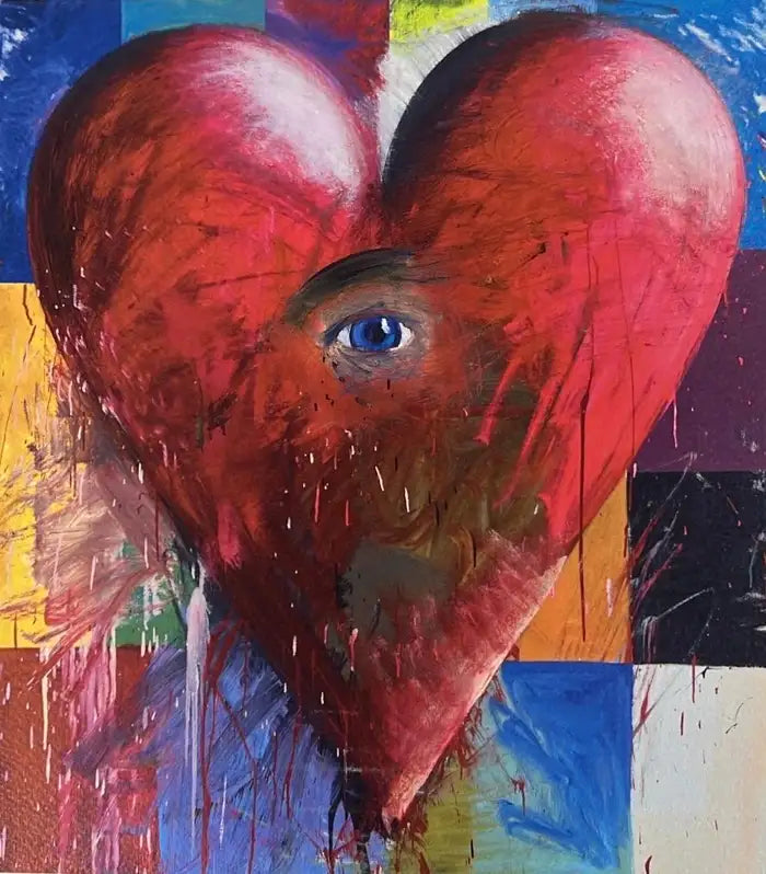 Jim Dine The Heart and The Eye Limited Edition Lithograph, Signed & Numbered 2003