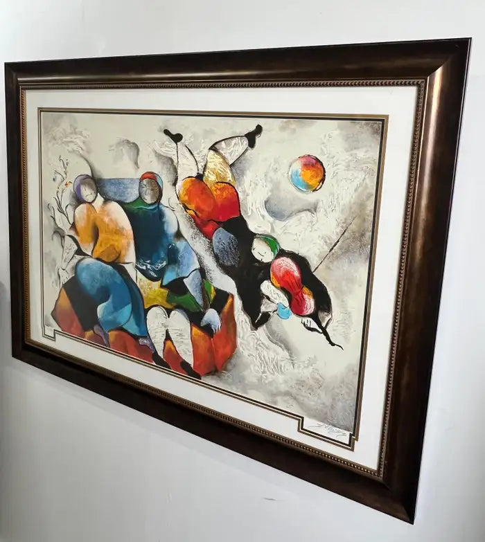 David Schluss Love Story Limited Edition Serigraph Hand Signed & HC32/45 1995