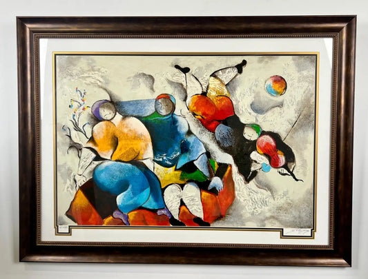 David Schluss Love Story Limited Edition Serigraph Hand Signed & HC32/45 1995