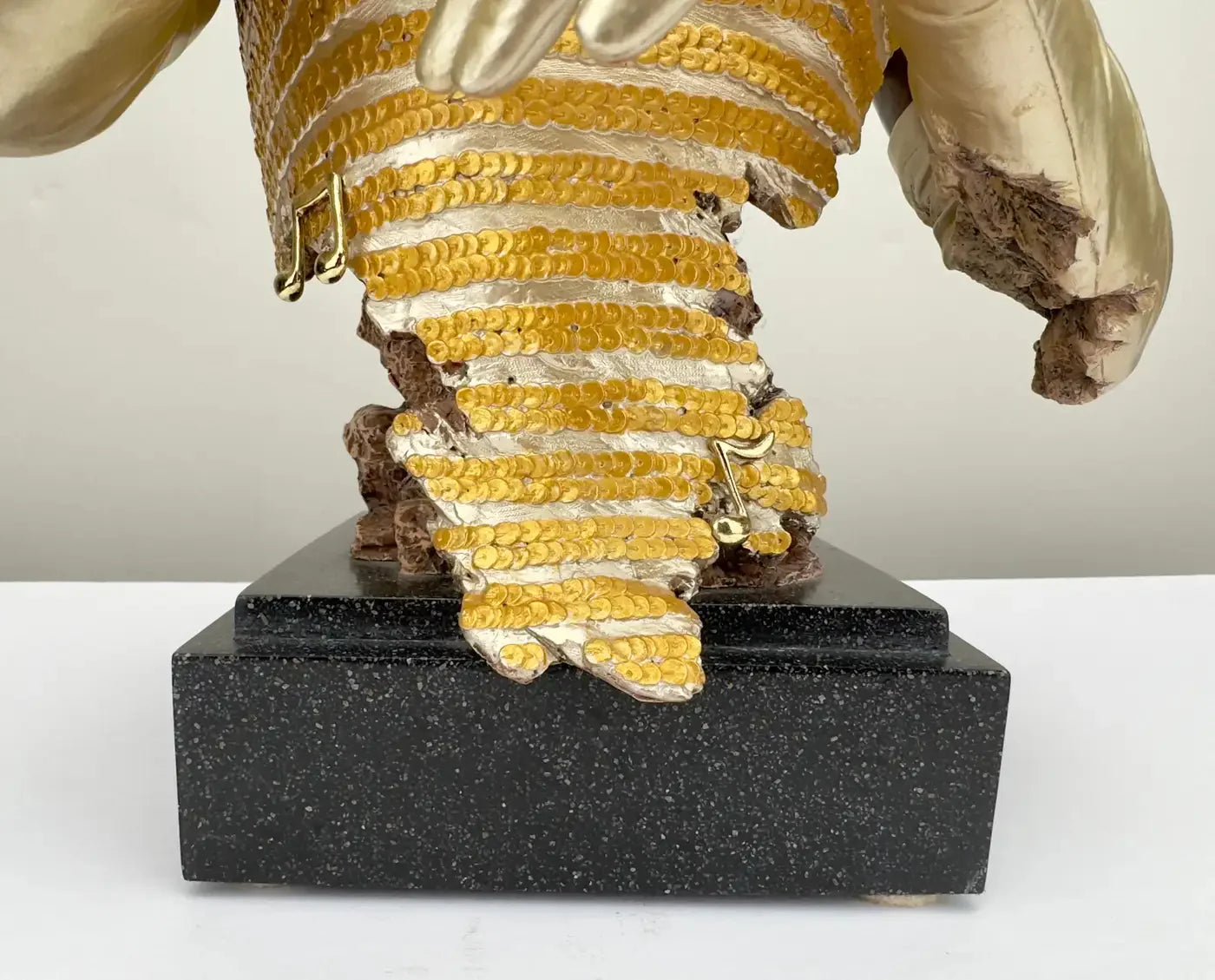 Willitts Designs International Gold Lady Jazz Singer Sculpture