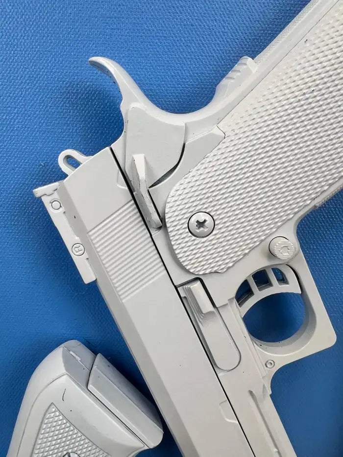 Charles Gitnick Heart of Guns Blue Conceptual Mixed Media 2024