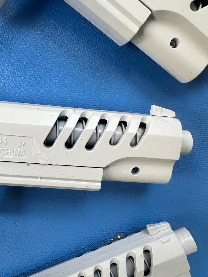 Charles Gitnick Heart of Guns Blue Conceptual Mixed Media 2024