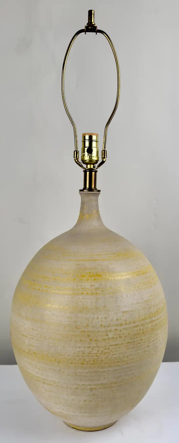 Lee Rosen Design Technics Mid Century Modern Ceramic Table Lamp, Signed