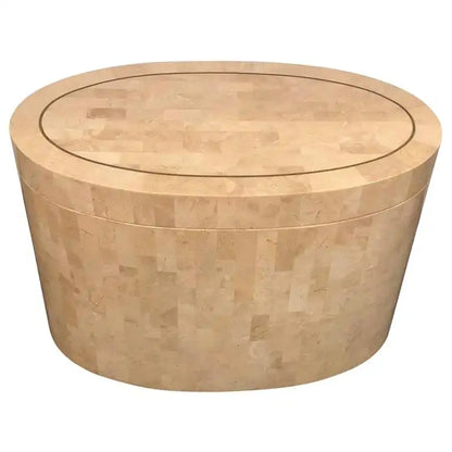 Mid-Century Modern Expandable Tessellated End Table in the Style Enrique Garcel