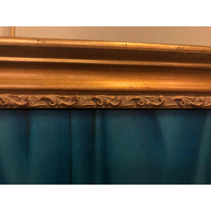 Female Portrait Oil on Canvas Painting in the manner to Fernando Botero