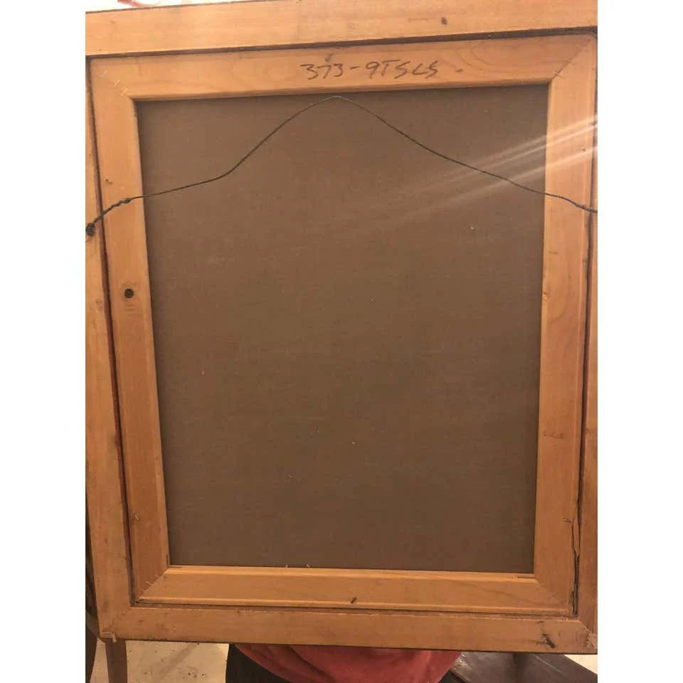 Female Portrait Oil on Canvas Painting in the manner to Fernando Botero