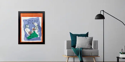 Judy Rifka, The Ninth Commandment Lithograph, Signed and Framed 1987