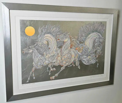 Guillaume Azoulay Lever de Soleil Limited Edition Etching Hand signed & Numbered 2016