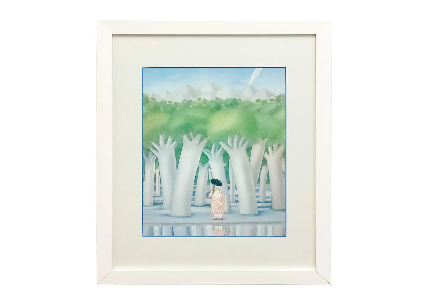 Pierre Restany after Fernando Botero " The Walk " Lithograph, Limited Edition 1983