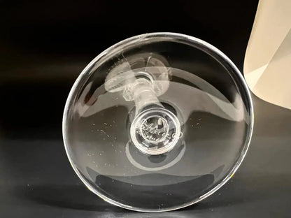 Art Deco Lalique Champagne glasses or flutes with angel Model 13645, Set of 8