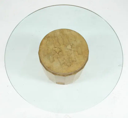 Edward Wormley for Dunbar MCM Burl Wood Centre or Cocktail Round Table
