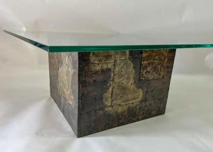 Paul Evans Patchwork Brutalist Center, Coffee or Cocktail Table for Directional