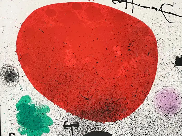 Joan Miro Migratory Bird Printed by Mourlot, Maeght 652 Hand Signed & Numbered 1970's