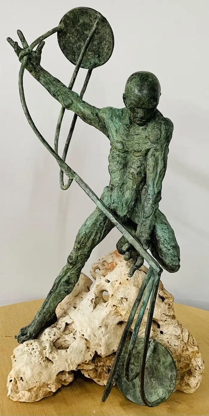 Francesco Marcangeli Bronze Sculpture Titled "Giustizia"