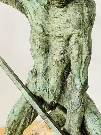 Francesco Marcangeli Bronze Sculpture Titled "Giustizia"