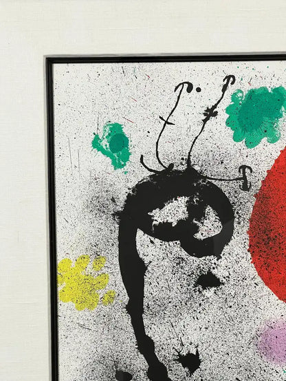 Joan Miro Migratory Bird Printed by Mourlot, Maeght 652 Hand Signed & Numbered 1970's
