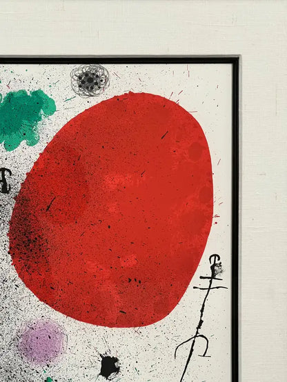 Joan Miro Migratory Bird Printed by Mourlot, Maeght 652 Hand Signed & Numbered 1970's