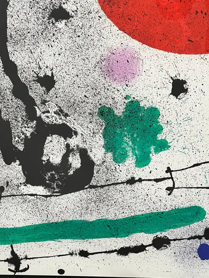 Joan Miro Migratory Bird Printed by Mourlot, Maeght 652 Hand Signed & Numbered 1970's