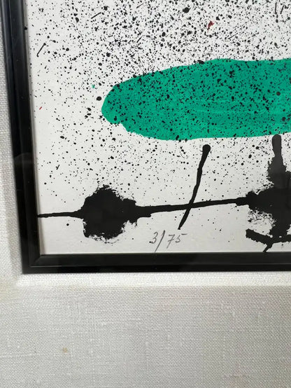 Joan Miro Migratory Bird Printed by Mourlot, Maeght 652 Hand Signed & Numbered 1970's