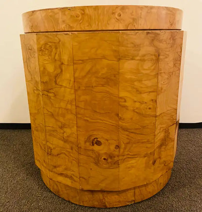 Edward Wormley for Dunbar MCM Burl Wood Centre or Cocktail Round Table