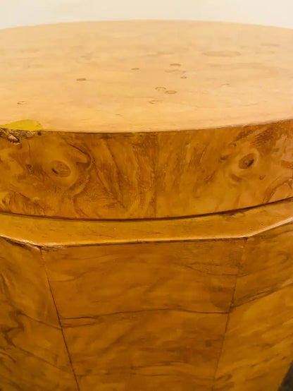 Edward Wormley for Dunbar MCM Burl Wood Centre or Cocktail Round Table