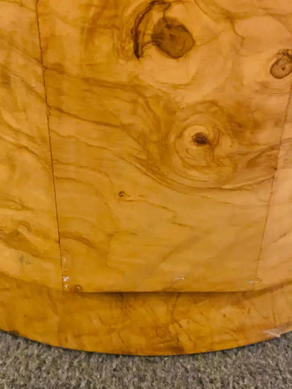 Edward Wormley for Dunbar MCM Burl Wood Centre or Cocktail Round Table