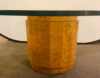 Edward Wormley for Dunbar MCM Burl Wood Centre or Cocktail Round Table